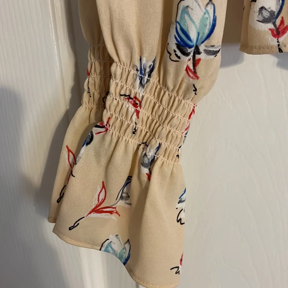 Scripted crop blouse - Picture 5 of 7